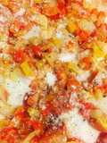 Pizza 🍕 de vegetales con queso 🧀