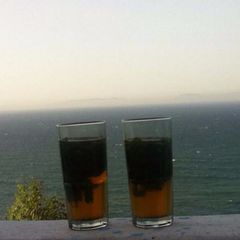 A picture of Moroccan mint tea.