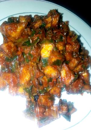 A picture of Plantain Pepper Sauce.