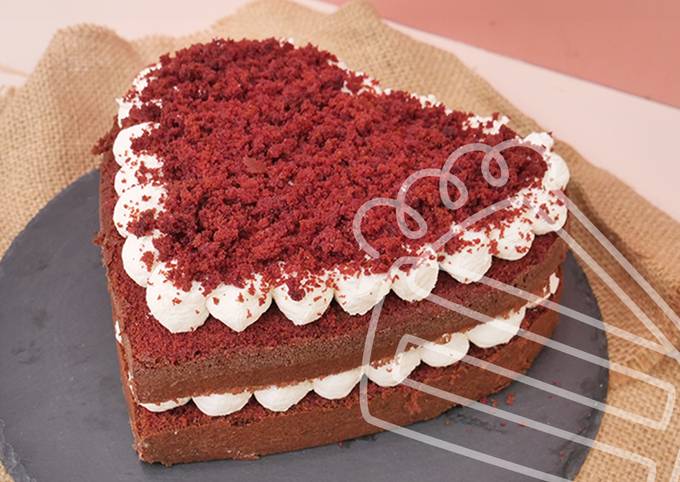 Resep Red Velvet Naked Cake Oleh Rich Products Indonesia Cookpad