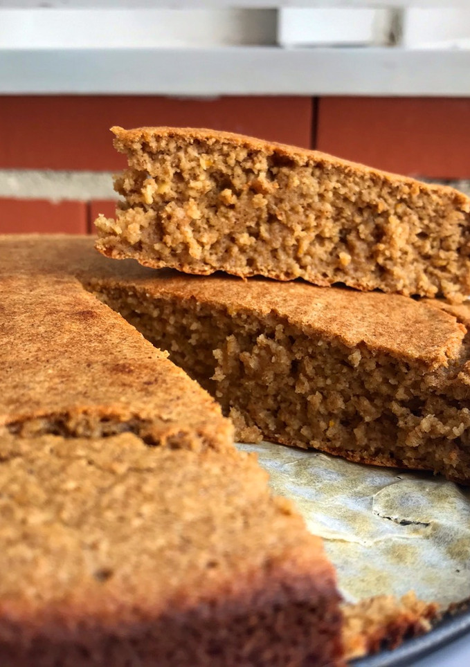 Una foto de Bizcocho saludable de plátano, naranja y avena