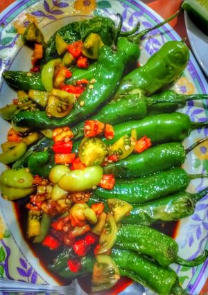 Foto resep Cabe gebog/cabe hijau dicabein