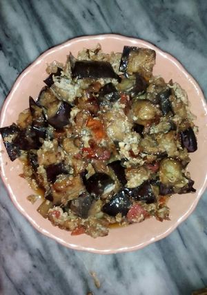 صورة لوصفة طاجين الباذنجان 🍆🍆😋