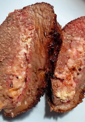 Una foto de Picaña al Horno rellena de Queso y Chorizo