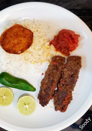 عکسی از دستور کباب تابه