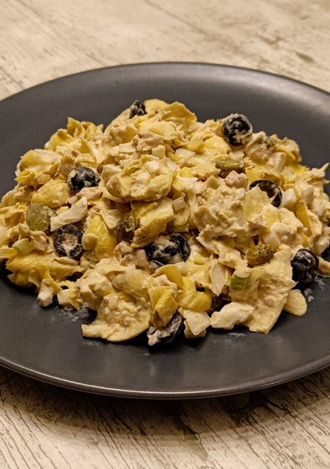 Una foto de Ensalada de alcachofas