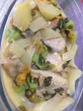 Spicy Creamy chicken with. Veggies