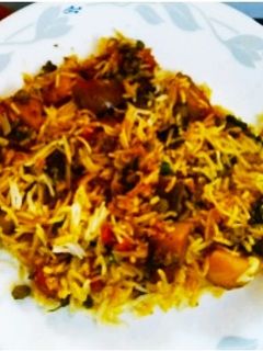 A picture of Vegetable Dhrungari Biryani.
