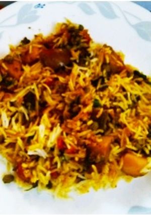 A picture of Vegetable Dhrungari Biryani.