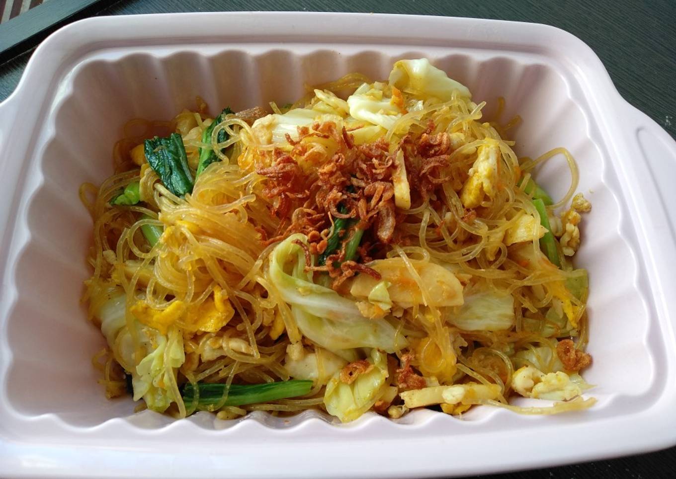 Resep Bihun goreng special yang Enak
