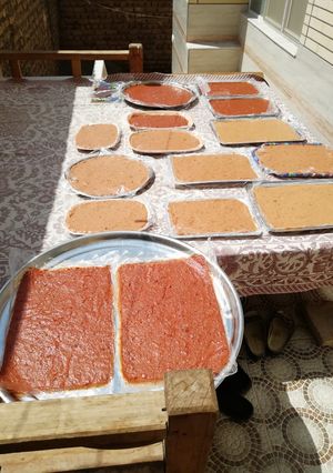 عکسی از دستور لواشک آلو و هلو