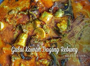 Gambar Gulai Kawah Daging Rebung