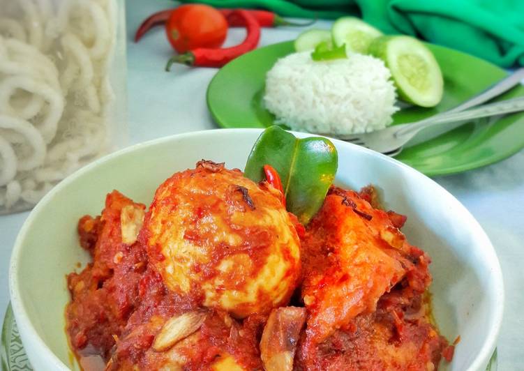 Tahu Telur Bumbu Bali