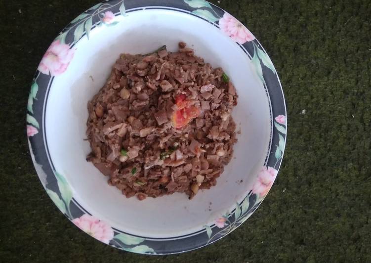 Cara mudah Menyiapkan Sambel oncom kadedemes Anti Gagal