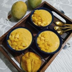 A picture of Totapuri Mango Custard.