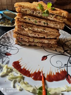 हेल्दी कर्ड सैंडविच(Healthy curd sandwich recipe in hindi) रेसिपी मुख्य फोटो