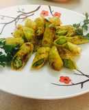 Chả giò đậu bắp