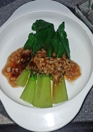 Foto resep Pakcoy saus bawang putih🥬(#GBA10)
