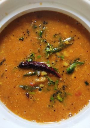 துவரம்பருப்பு இட்லி சாம்பார்  (plain thur dal sambar for idly) செய்முறை முக்கிய புகைப்படம்