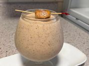 A picture of fruit chia drink