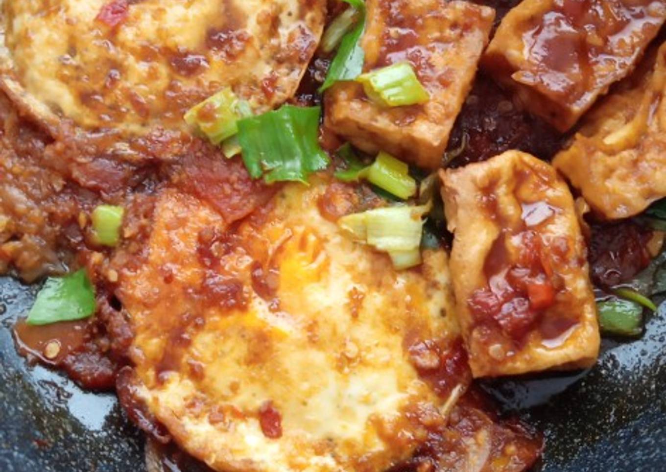 Balado telur tahu