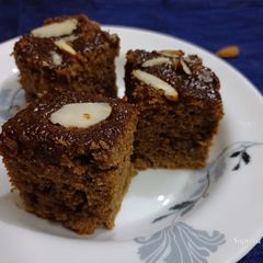 A picture of Almond brownie.