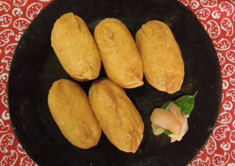 Recipe of Speedy Inarizushi (inari-sushi)