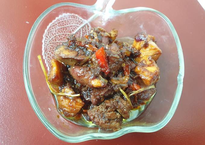 Resep Ati ampela pedas manis Anti Gagal