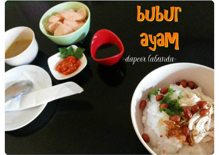 Resep bubur ayam alabunda | Cara Buat bubur ayam alabunda Yang Sedap