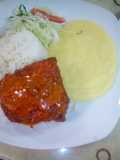 Mashed Potatoes with Braised Chicken