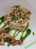 Porcini Mushroom Risotto with Parsley Sauce