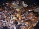 مسقعه باللحمه المفرومه والمشروم😋🍄‍🟫