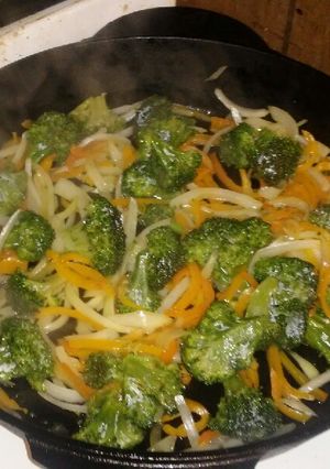 A picture of Cast Iron Veggies.