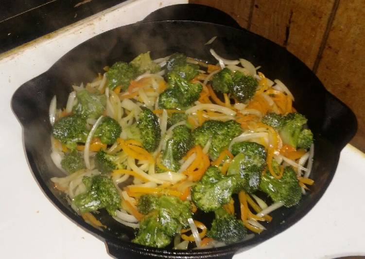 Steps to Prepare Favorite Cast Iron Veggies