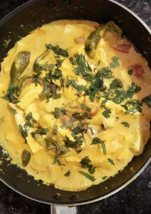 A picture of Reshmi Paneer for dinner.