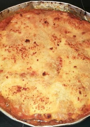 Una foto de Lasaña berenjena