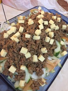 A picture of Shawarma salad.