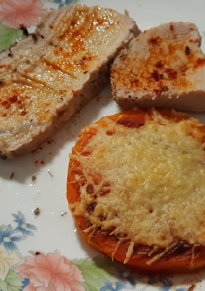 Una foto de Calabaza gratinada a la manera de Laura