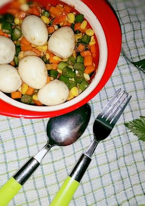 Foto resep Tumis wortel,buncis dan jagung
