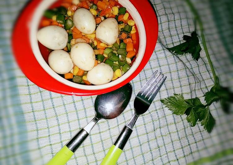 Tumis wortel,buncis dan jagung