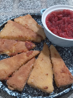 Una foto de Queso frito Rebozado. 🧀