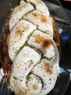 Una foto de Trenza con relleno multicolor