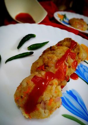 পোহা ফলাফল(poha Falafel recipe in Bengali) রেসিপির প্রধান ছবি