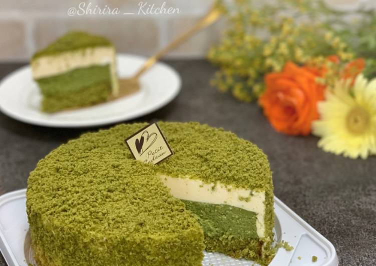 Double Fromage Matcha Cheese Cake