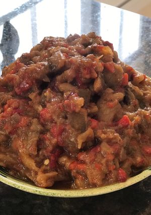 Una foto de Salsa de berenjena