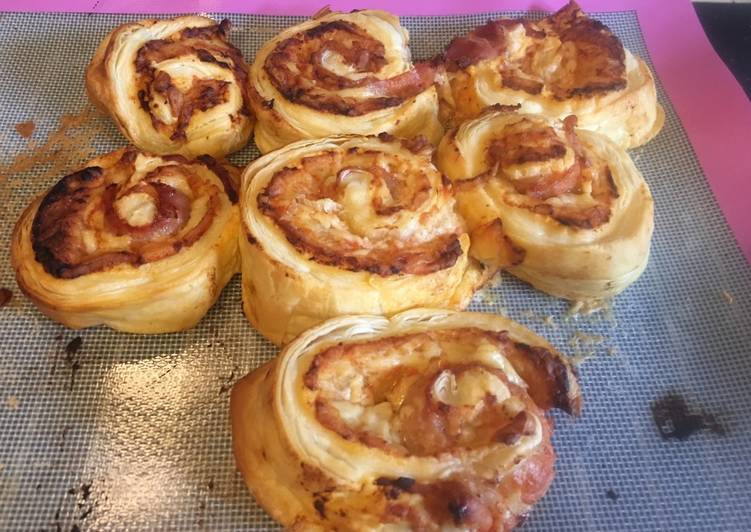 How to Make Speedy Pastry swirl - (pre 5min, oven 25min)