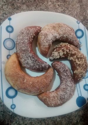Une photo de Les croissants 🌙 👍 😋