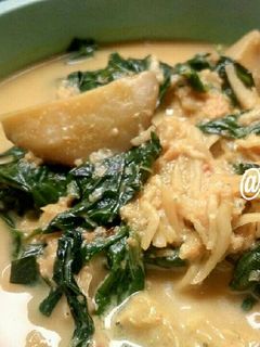 Foto resep Gulai Daun Singkong Teri Jengkol