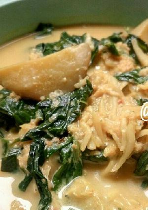 Foto resep Gulai Daun Singkong Teri Jengkol