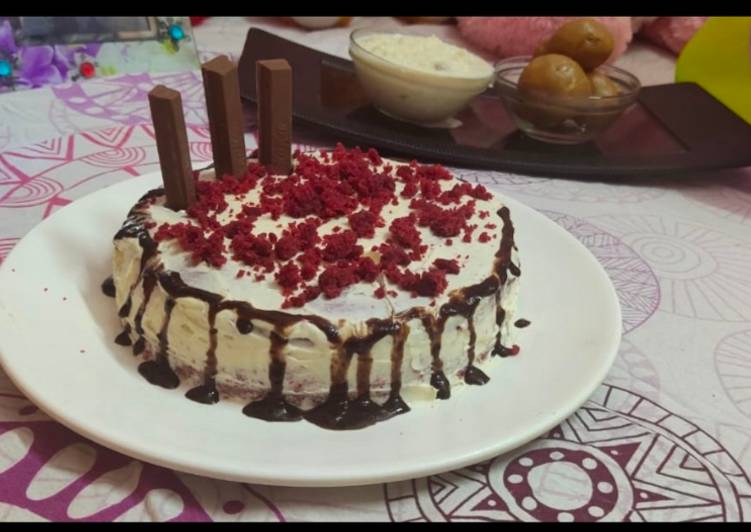 Steps to Make Super Quick Homemade Red velvet cake